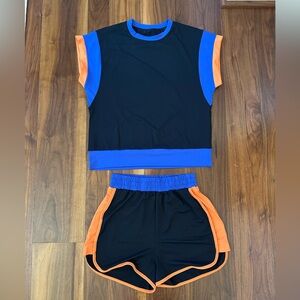Two piece matching athletic/swim set